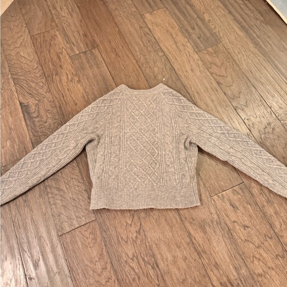 Cable Knit Cardigan w/ Gold Buttons 3/$30 - Picture 5 of 5